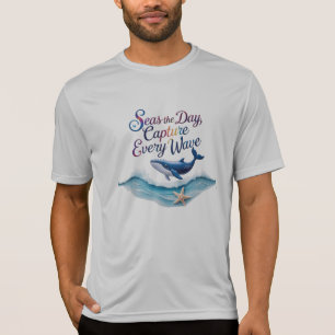 Seas the Day – T-shirt actif Vague de Baleine   Oc