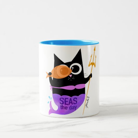 Seas the Day - Wanda the Cat Mug (11 oz.) (Centre)