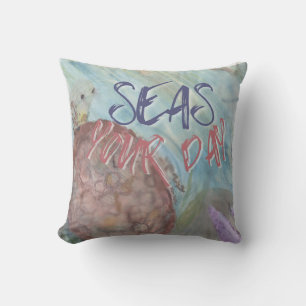 Seas Your Day Outdoor Jeu Oreiller