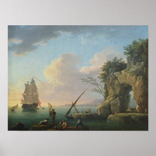 Seascape, 1748 poster (Voorkant)