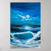 Seascape art op poster (Voorkant)
