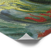 Seascape bij Les Saintes-Maries-de-la-Mer Poster (Hoek)