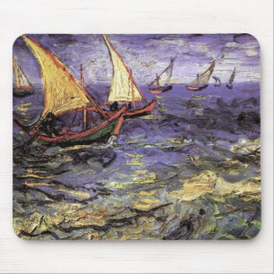 Seascape bij Saintes Maries door Vincent van Gogh Muismat