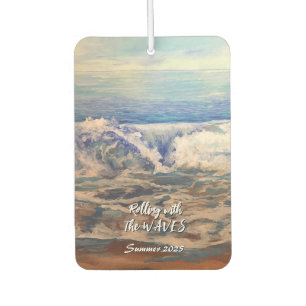 Seascape Blue WAVES Personaliseren Luchtverfrisser