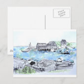 Seascape. Briefkaart (Voorkant / Achterkant)