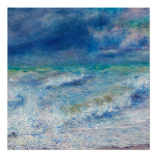 Seascape door Pierre-Auguste Renoir Fine Art Perfect Poster
