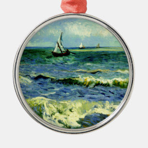 Seascape, fijn kunstschilderij van Van Gogh Orname Metalen Ornament