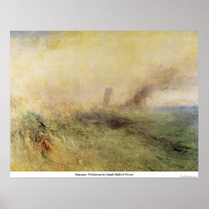 Seascape - Folkestone door Joseph Mallord Turner Poster