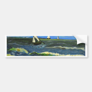 Seascape in Saintes-Maries, Van Gogh Bumpersticker
