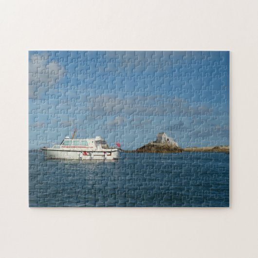 Seascape Jersey Eilanden. Legpuzzel (Horizontaal)