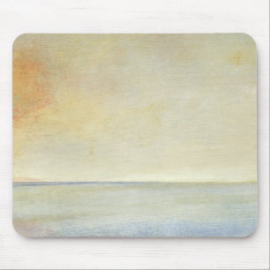 Seascape met Tranquil Oranje Sunset Muismat