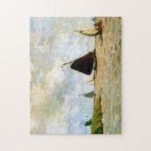 Seascape Monet Fine Art Legpuzzel (Verticaal)