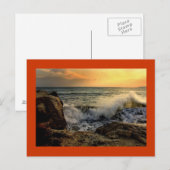 SEASCAPE OP EEN BRIEFKAART (Voorkant / Achterkant)