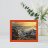 SEASCAPE SUR UNE CARTE POSTALE (Debout devant)