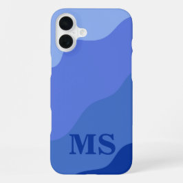 Seascape with Beach, Great Wave & Mount Sea Case iPhone 16 Plus Hoesje