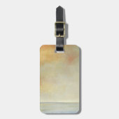 Seascape with Tranquil Orange Sunset Bagagelabel (Voorkant verticaal)