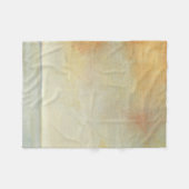 Seascape with Tranquil Orange Sunset Fleece Deken (Voorkant (Horizontaal))