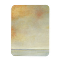 Seascape with Tranquil Orange Sunset