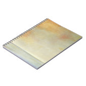 Seascape with Tranquil Orange Sunset Notitieboek (Linkerzijde)