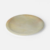 Seascape with Tranquil Orange Sunset Papieren Bordje (Gekanteld)