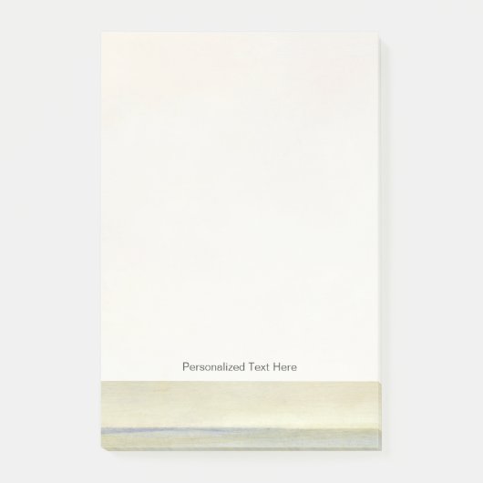 Seascape with Tranquil Orange Sunset Post-it® Notes (Voorkant)