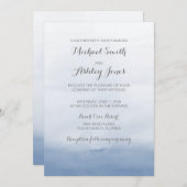 Seascapes Destination Seaside Wedding Invitation Kaart (Voorkant / Achterkant)