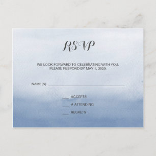 Seascapes RSVP/ Response Briefkaart