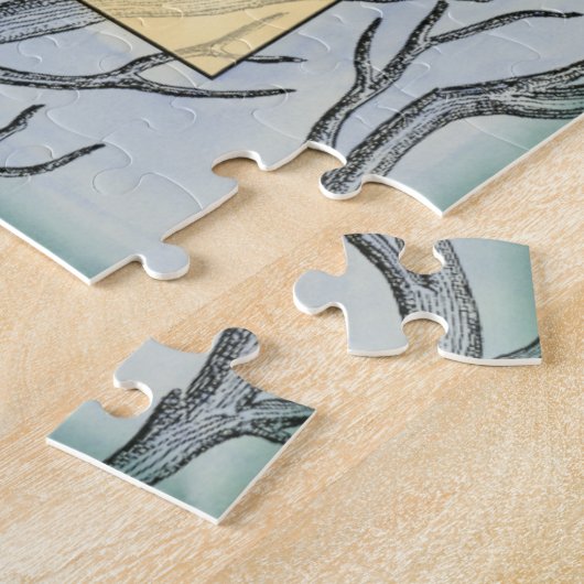 Seashell and Tree Branches Legpuzzel (Zijkant)