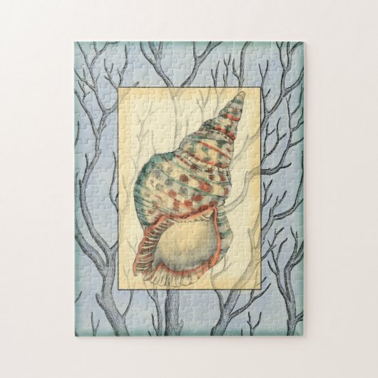 Seashell and Tree Branches Legpuzzel (Verticaal)