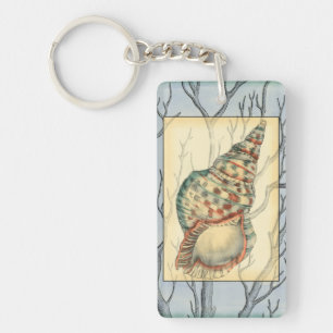 Seashell and Tree Branches Sleutelhanger