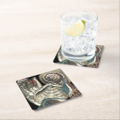 Seashell Anthology Vierkante Kartonnen Onderzetter (Insitu)