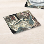 Seashell Anthology Vierkante Kartonnen Onderzetter (Schuin)