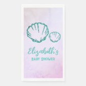 Seashell Baby shower servetten (Voorkant)