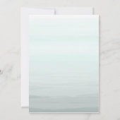 Seashell Beach Anniversaire Fête Invitation (Dos)