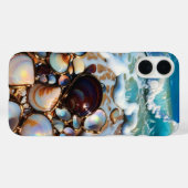Seashell Beach iPhone Case Coastal Summer Design (Achterkant (horizontaal))