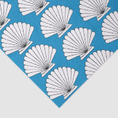 Seashell Beach Ocean Blue Tissuepapier (Detail)