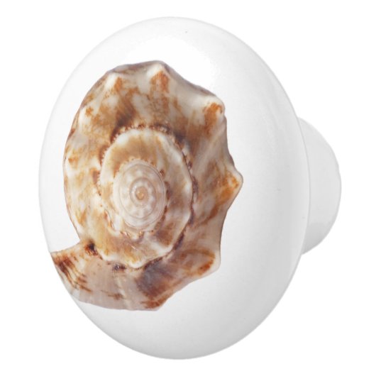 Seashell Beach Ocean Shell Keramische Knop (Rechts)