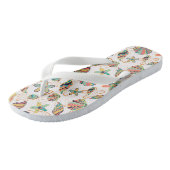 Seashell Beach Patroon Teenslippers (Schuin)