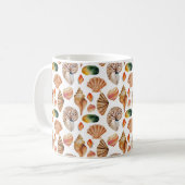 Seashell Beach Thème Café Mug Tropical Floride (Devant gauche)