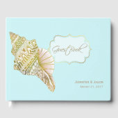 Seashell Beach Wedding Livre d'Invité (Recto)
