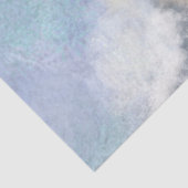 Seashell Beach Zee Wave Sand Blue White Decoupage Tissuepapier (Detail)