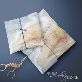 Seashell Beach Zee Wave Sand Blue White Decoupage Tissuepapier