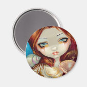 "Seashell Beauty" magneet (Voorkant / Achterkant)