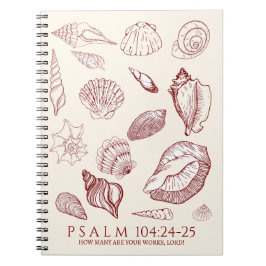 Seashell Bible Verse Notitieboek