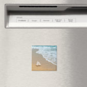 Seashell bij de Beach Magneet (Insitu (Vaatwasser))