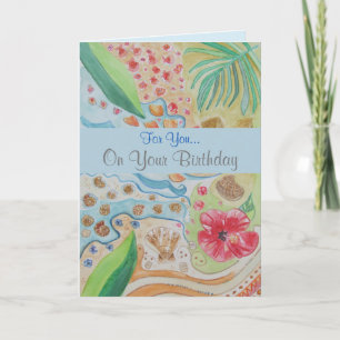 Seashell Birthday Greetings Kaart