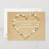 Seashell Blessings Briefkaart (Voorkant / Achterkant)
