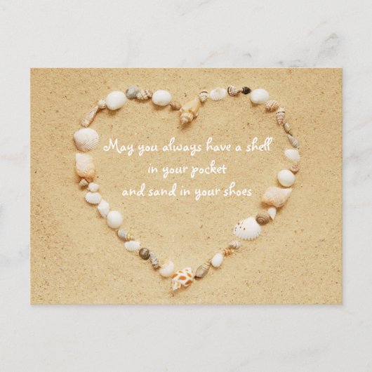 Seashell Blessings Briefkaart (Voorkant)