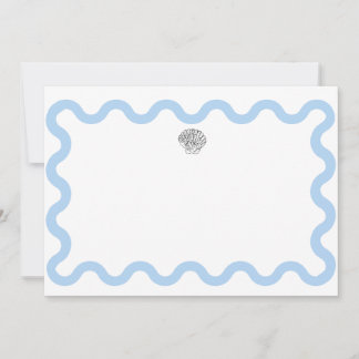 Seashell Briefpapier Notitiekaartje
