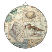 Seashell Collage Dartbord (Voorkant)
